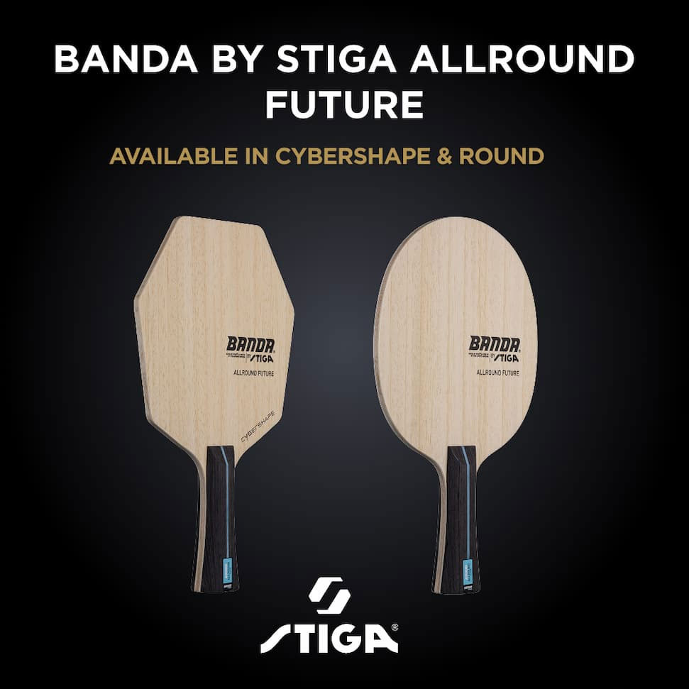 Table Tennis Rubber - Banda By Stiga Allround Future Cybershape