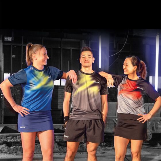 Sportswear - Donic T-Shirt Furious Black/Lime