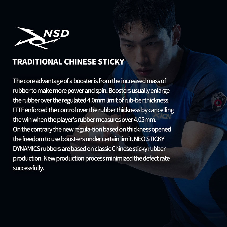 Xiom Tau 55.5 - Table Tennis Rubber