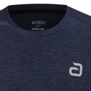 Andro T-Shirt Melange Alpha Dark Blue