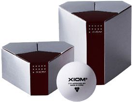 Xiom Seamless 3*** ITTF White 6 Pcs