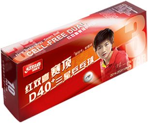 DHS D40+ 3*** ITTF (seam) 10 Pcs