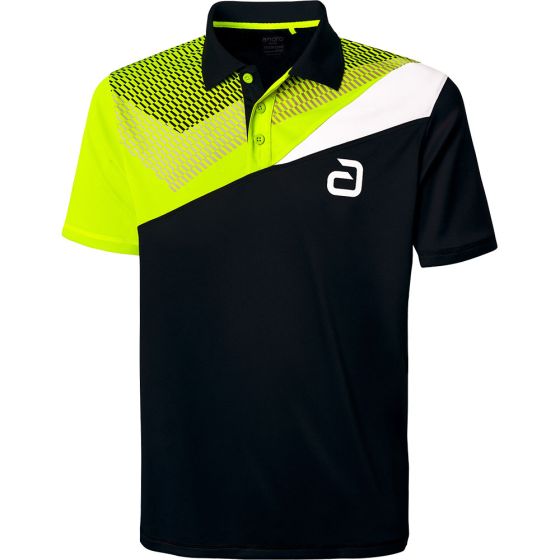 Sportswear - Andro Shirt Lavor Black/Yellow