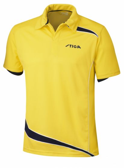 Sportswear - Stiga Shirt Discovery Yellow/Navy