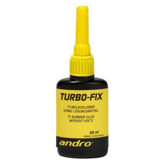Table Tennis Glue  - Andro Turbo Fix 50ml (10 sponges+ 1 clip)
