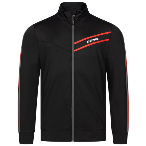 Sportswear - Donic Jacket Capri Black/Red