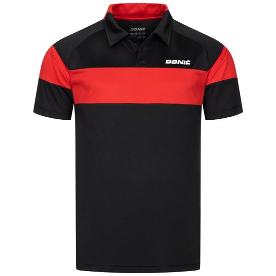Sportswear - Donic Shirt Nitro Black/Red