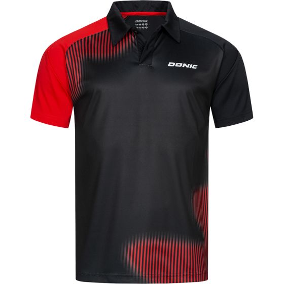 Sportswear - Donic Shirt Caliber Black/Red
