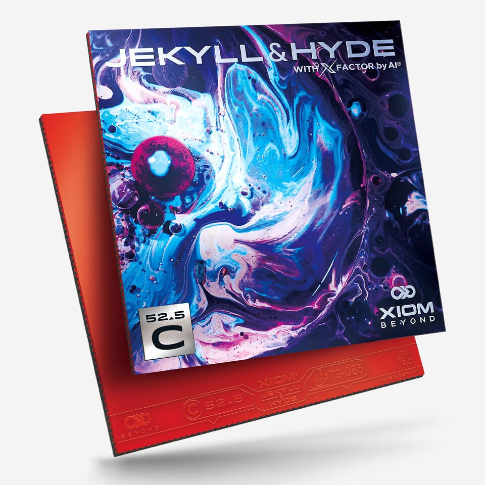 Table Tennis Rubber - Xiom Jekyll & Hyde C52.5