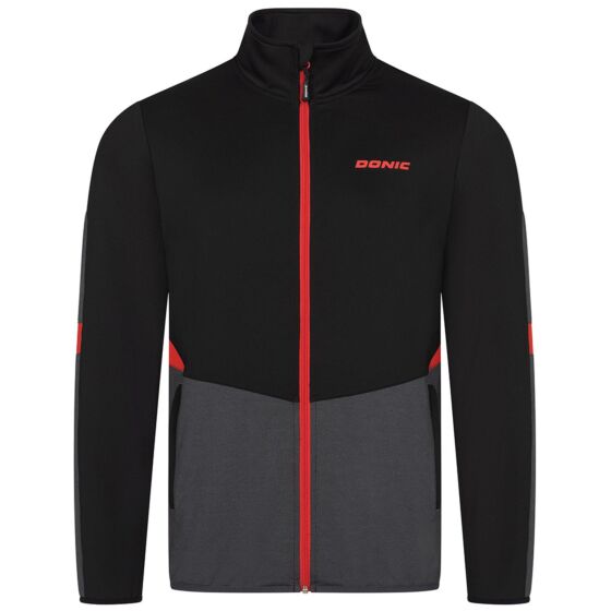 Sportswear - Donic Jacket Trail Black/Red