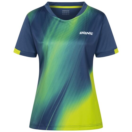 Sportswear - Donic Shirt Fire Lady Navy/Lime