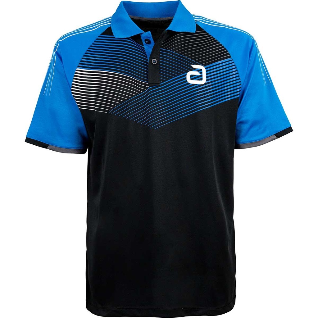 Sportswear - Andro Shirt Avos 2026 Black/Blue