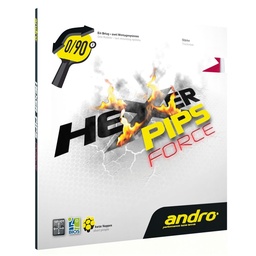 Table Tennis Rubber - Andro Hexer Pips Force