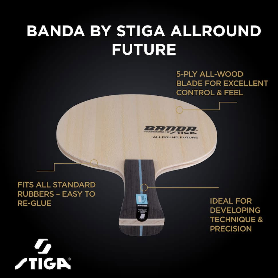 Table Tennis Rubber - Banda By Stiga Allround Future