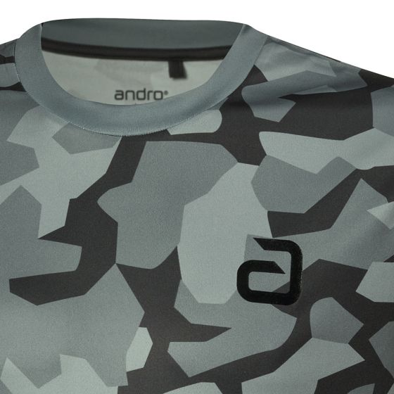 Andro T-Shirt Darcly Grey/Camouflage
