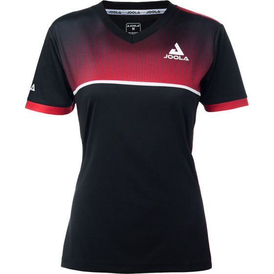 Sportswear - Joola Shirt Edge Lady Black/Red
