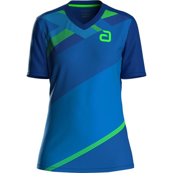 Sportswear - Andro Shirt Ataxa Women Blue/Green