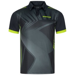 Sportswear - Donic Shirt Manic Black/Grey/Lime
