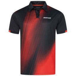 Sportswear - Donic Shirt Fire Black/Red