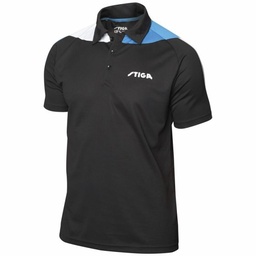 Sportswear - Stiga Shirt Pacific Black/Vivid Blue/White
